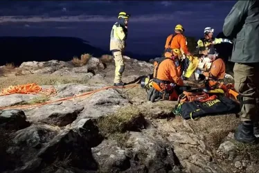 Imagem ilustrativa da imagem Resgate de menina que morreu após cair no Cânion Fortaleza contou com drone térmico e força-tarefa