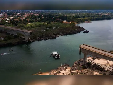 Imagem ilustrativa da imagem Laudo da PF aponta reformas mal executadas e negligência em ponte que caiu no Rio Tocantins, diz TV