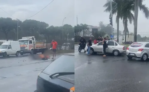 
          Imagem ilustrativa da imagem Acidente mata motociclista de 21 anos e interdita pista da BR-101 na Serra
          