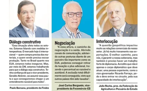 
          Imagem ilustrativa da imagem Empresários defendem negociação e apelam para Lula não retaliar os EUA
          