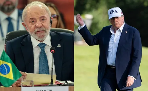 
          Imagem ilustrativa da imagem Trump diz que ligação com Lula foi 'muito boa' e que os dois devem se encontrar
          
