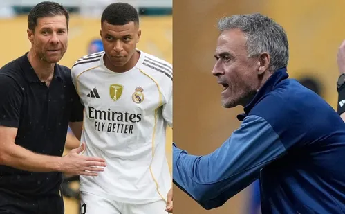 
          Imagem ilustrativa da imagem PSG vem no embalo da tríplice coroa para desafiar tradição do Real Madrid
          