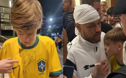 
          Imagem ilustrativa da imagem Torcedor mirim do ES narra encontro com Neymar: 'emoção para o resto da vida'
          
