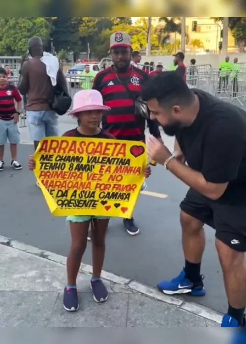 Imagem ilustrativa da imagem Capixaba se emociona em primeira vez no Maracanã e Arrascaeta promete camisa