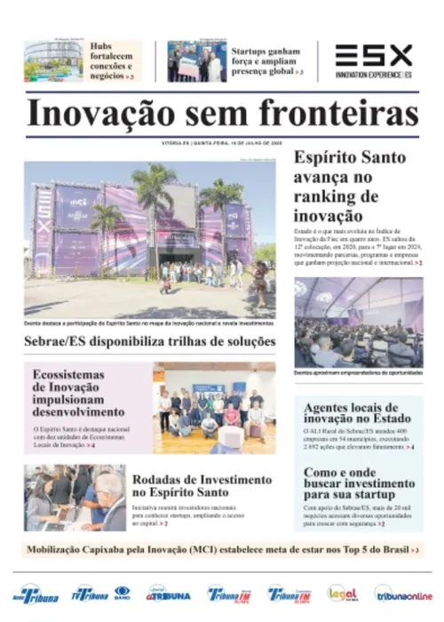 Imagem ilustrativa da imagem ESX 2025: leia o caderno especial publicado no jornal A Tribuna