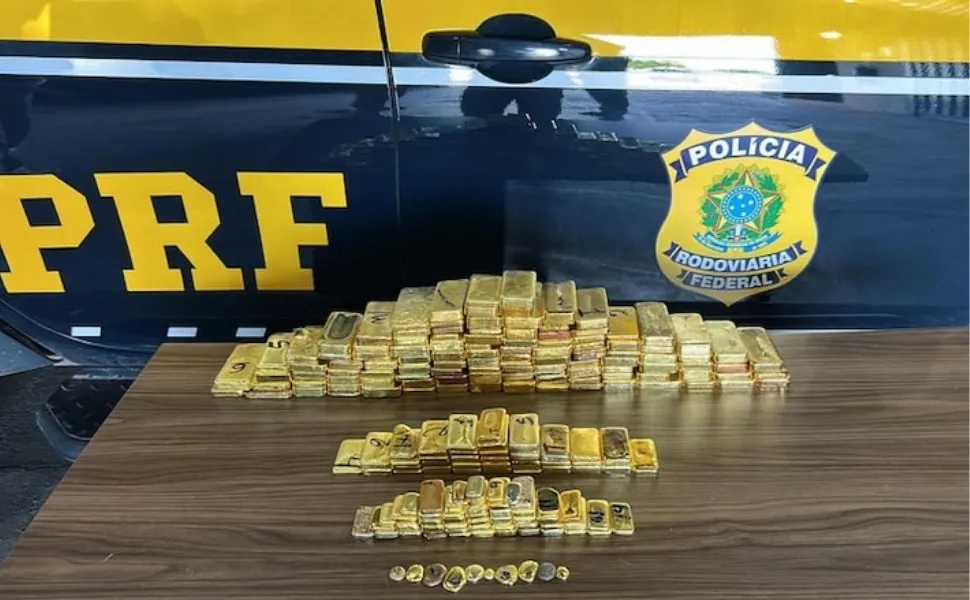 Imagem ilustrativa da imagem Como a polícia descobriu mais de 100 kg de ouro escondidos em picape