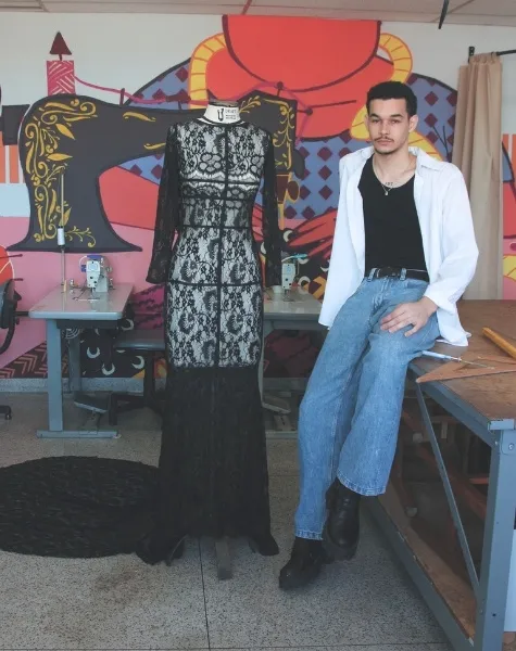 Imagem ilustrativa da imagem Criações de futuros estilistas em feira de moda na Enseada