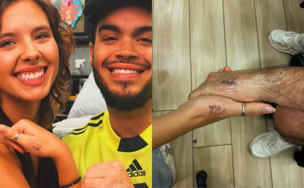 Imagem ilustrativa da imagem Francisco e Flor Gil homenageiam Preta Gil com tatuagem