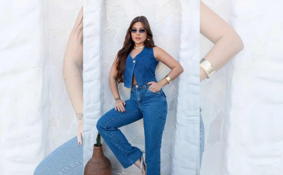 Imagem ilustrativa da imagem Jeans ganha nova cara e é destaque na primeira edição do ES Fashion