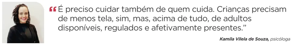 Imagem ilustrativa da imagem Pesquisa aponta: maioria das crianças passa mais tempo em tela do que deveria