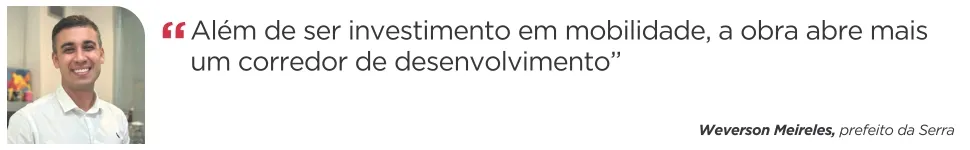 Imagem ilustrativa da imagem Terceira via: projeto de nova ligação entre Vitória e Serra é concluído