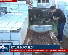 Imagem ilustrativa da imagem Ritual macabro? Corpo de comerciante é encontrado em posição estranha em cemitério