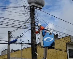 Imagem ilustrativa da imagem Roubo de energia. Neoenergia Pernambuco remove mais de 500 "macacos" por dia