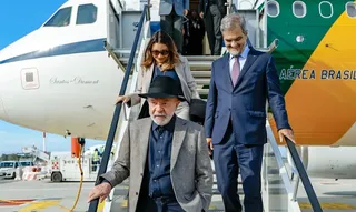 Imagem ilustrativa da imagem Lula chega a Roma para encontro com papa Leão 14 e evento da ONU sobre a fome