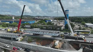 Imagem ilustrativa da imagem Obras da BR-232: DER-PE vai interditar trecho no Curado para içamento de ciclovia