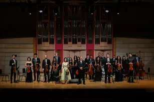 Imagem ilustrativa da imagem Orquestra Criança Cidadã leva mensagem de paz a Hiroshima, 80 anos após a bomba