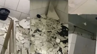 Imagem ilustrativa da imagem PM confirma queda de parte do teto em banheiro do 16º Batalhão e anuncia reformas