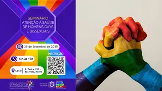 Imagem ilustrativa da imagem Pernambuco promove seminário sobre saúde de homens gays e bissexuais