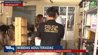 Imagem ilustrativa da imagem Recife: Polícia interdita fábrica clandestina de bebidas alcoólicas em San Martin
