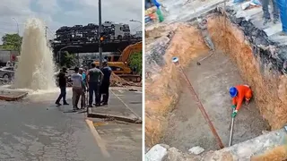 Imagem ilustrativa da imagem Rompimento de tubulação deixa Ibura sem água até a tarde deste domingo