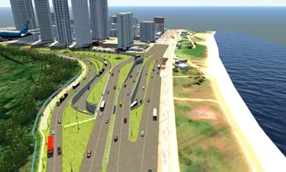 Imagem ilustrativa da imagem Viaduto de Camburi vai ter 30 km de estacas