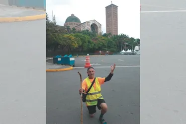 Imagem ilustrativa da imagem 765 quilômetros: capixaba faz 18 dias de peregrinação a pé até Aparecida