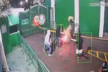 Imagem ilustrativa da imagem Academia de Futebol do Palmeiras é alvo de ataque com rojões; veja vídeo