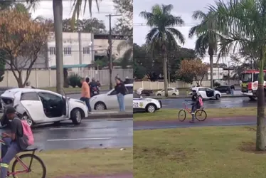 Imagem ilustrativa da imagem Acidente envolvendo dois carros mata mulher em avenida da Serra
