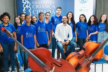 Imagem ilustrativa da imagem Antonino: o rosto da Orquestra Criança Cidadã na nova edição do Concerto pela Paz