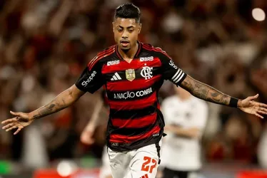 Imagem ilustrativa da imagem Ao tribunal da Conmebol, Bruno Henrique se desculpa e explica gesto obsceno