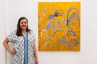 Imagem ilustrativa da imagem Artista Maria Andrade apresenta exposição "Antes, porvir" em Vitória