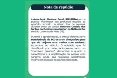 Imagem ilustrativa da imagem Associação repudia Nattan por pagar R$ 1 mil por beijo em mulher com nanismo