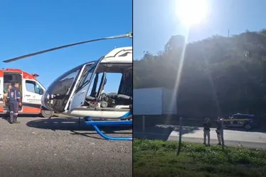 Imagem ilustrativa da imagem Atleta belga de parapente é resgatado após cair às margens da BR-101 no Sul do ES
