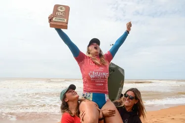 Imagem ilustrativa da imagem Atleta da Áustria confirma título do Circuito Mundial de Bodyboarding em Jacaraípe