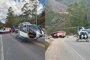 Imagem ilustrativa da imagem BR-262 registra dois acidentes na mesma tarde e mobiliza resgate aéreo no ES