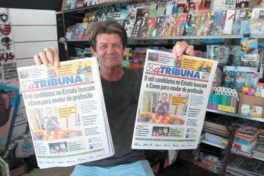 Imagem ilustrativa da imagem Banca do Alemão: 60 anos de parceria com o jornal A Tribuna