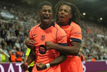 Imagem ilustrativa da imagem Barcelona vence Newcastle com dois gols de Rashford e larga bem na Champions League