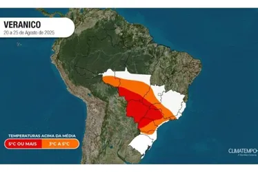 Imagem ilustrativa da imagem Brasil deve ter 'veranico' na próxima semana; saiba se o ES será atingido