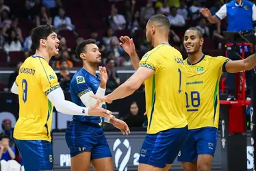 Imagem ilustrativa da imagem Brasil estreia no Mundial de vôlei com vitória contra a China
