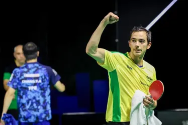 Imagem ilustrativa da imagem Calderano elimina japonês e está na semifinal do WTT Star Contender