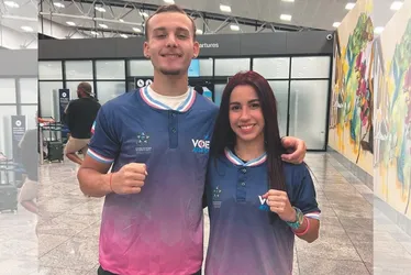 Imagem ilustrativa da imagem Capixabas em torneio de Karatê em Joinville