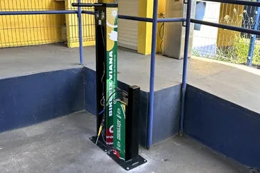 Imagem ilustrativa da imagem Ciclistas de Viana contam com totem para reparo de bicicletas