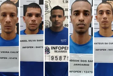 Imagem ilustrativa da imagem Cinco detentos fogem de penitenciária em Vila Velha