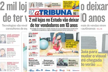 Imagem ilustrativa da imagem Confira os destaques do jornal A Tribuna deste domingo