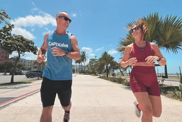 Imagem ilustrativa da imagem Corrida Tribuna Ruas da Cidade: “Casal que corre junto é mais feliz”, diz atleta