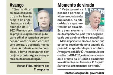 Imagem ilustrativa da imagem Entenda como será o edital de duplicação da BR-262 no ES