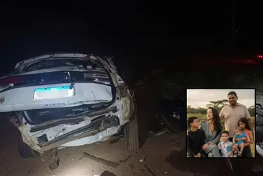 Imagem ilustrativa da imagem Família inteira morre em acidente na BR-153, em Goiás