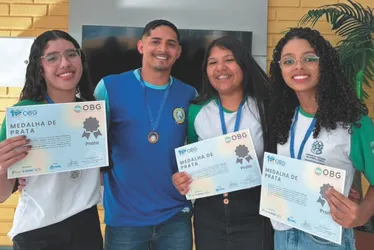 Imagem ilustrativa da imagem Feras da Geografia conquistam 7 medalhas em competição nacional