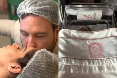 Imagem ilustrativa da imagem Filha de Maira Cardi e Thiago Nigro recebe alta da UTI