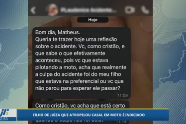 Imagem ilustrativa da imagem Filho de juíza pernambucana é indiciado por atropelar casal em moto em Jaboatão